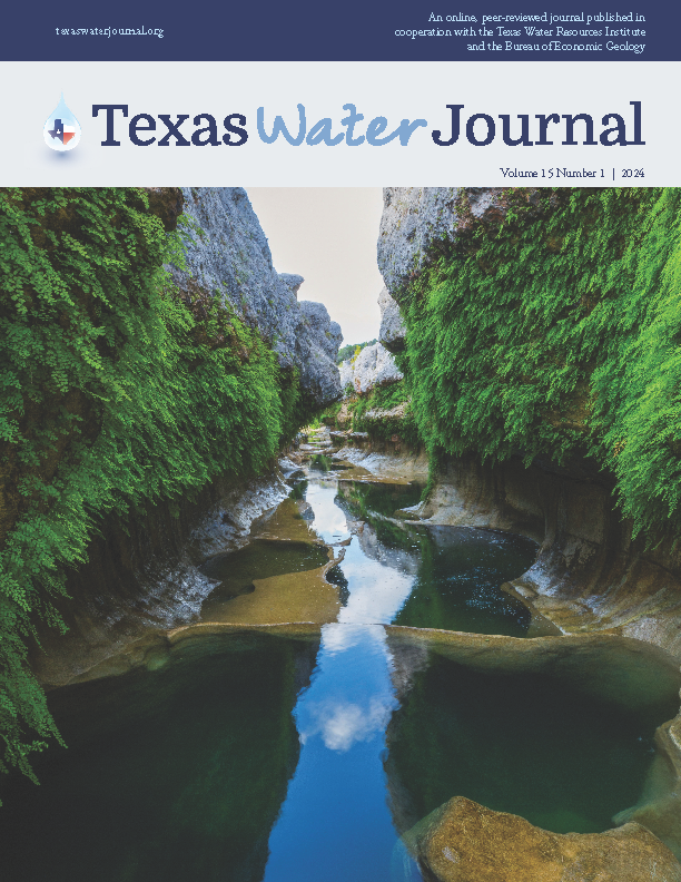 Cover photo:  The Narrows on the Blanco River. ©2020 Erich Ross Schlegel, Texas Water Foundation.